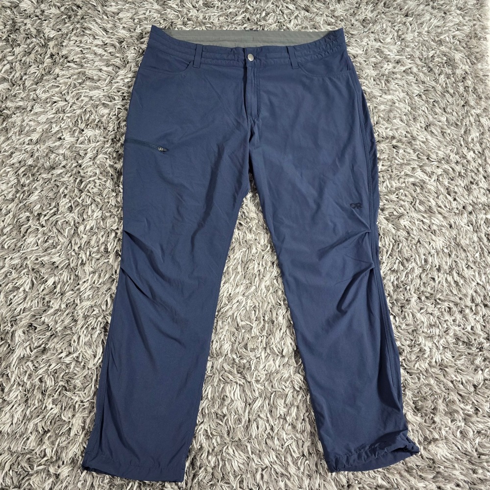 Outdoor Research Ferrosi Hiking Pants Navy Blue Womens Plus 18W Stretch Tech